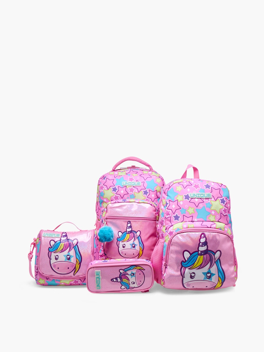 Unicorn Print Pencil Case with Zip Closure