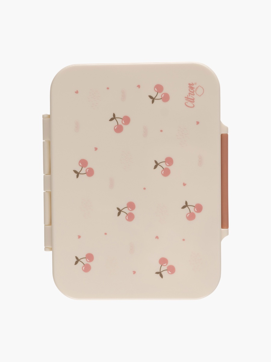 Cherry Print 4-Compartment Bento Lunch Box