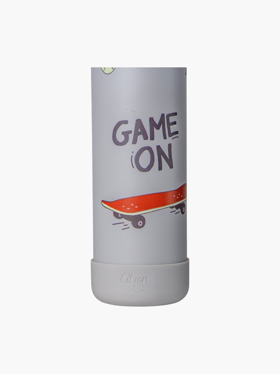 Skateboard Print Double Wall Insulated Water Bottle - 350 ml