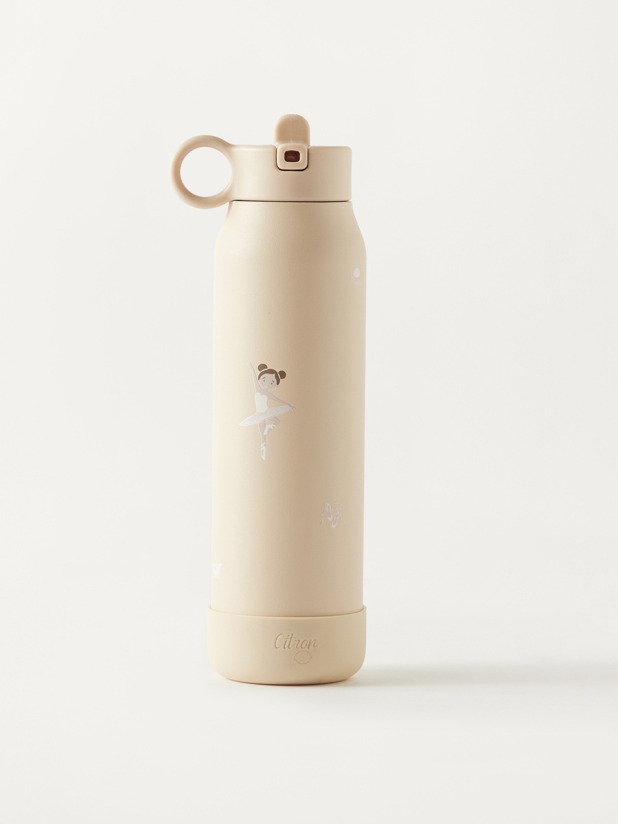 Ballerina Print Stainless Steel Water Bottle - 500 ml