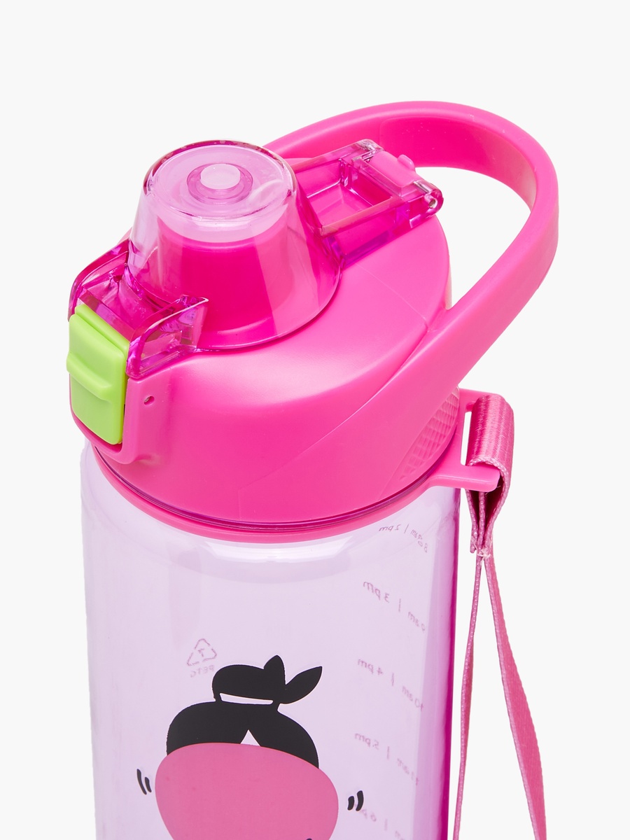 Printed Sipper Water Bottle with Wristlet Strap and Screw Lid - 750 ml