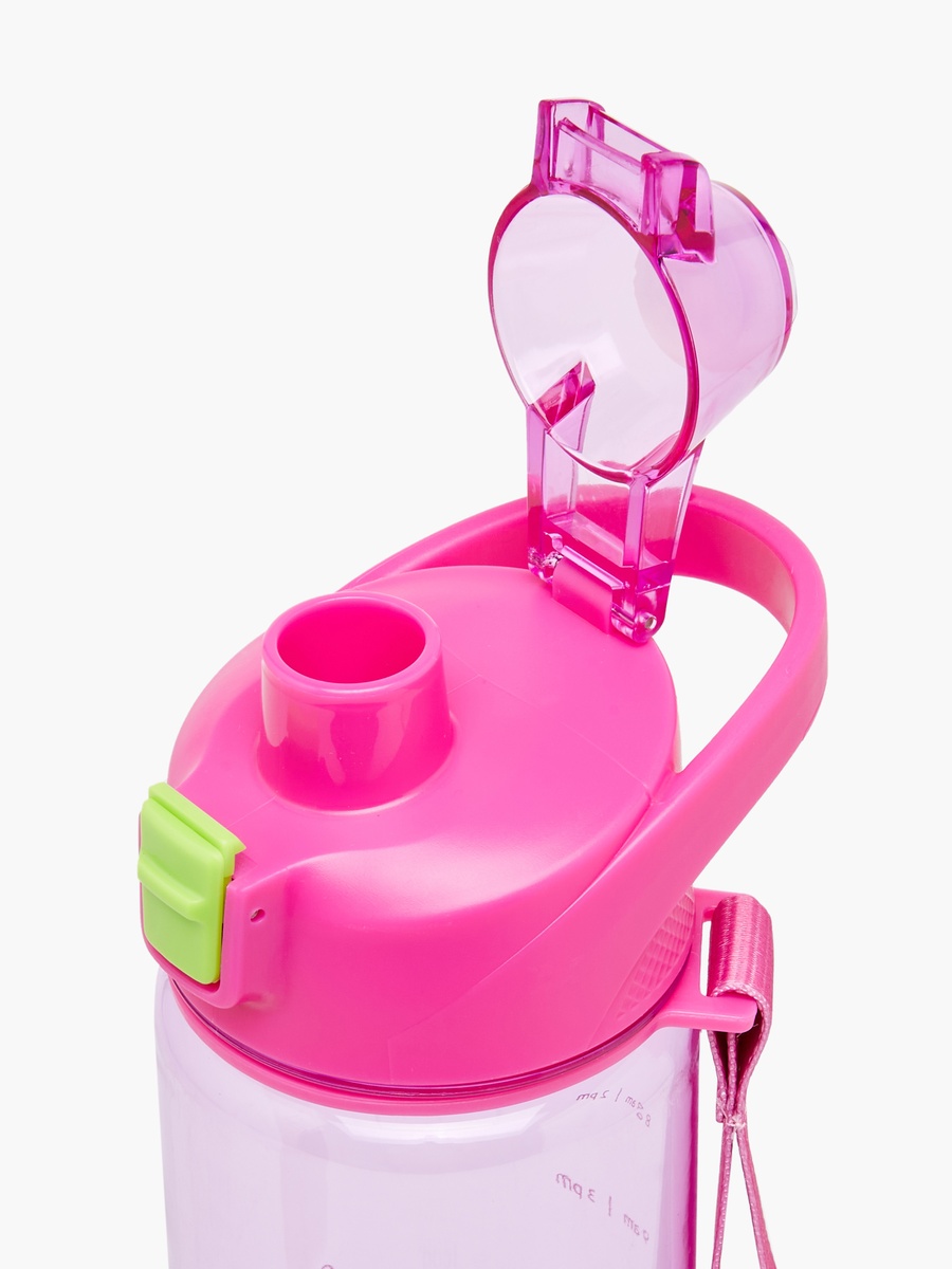 Printed Sipper Water Bottle with Wristlet Strap and Screw Lid - 750 ml