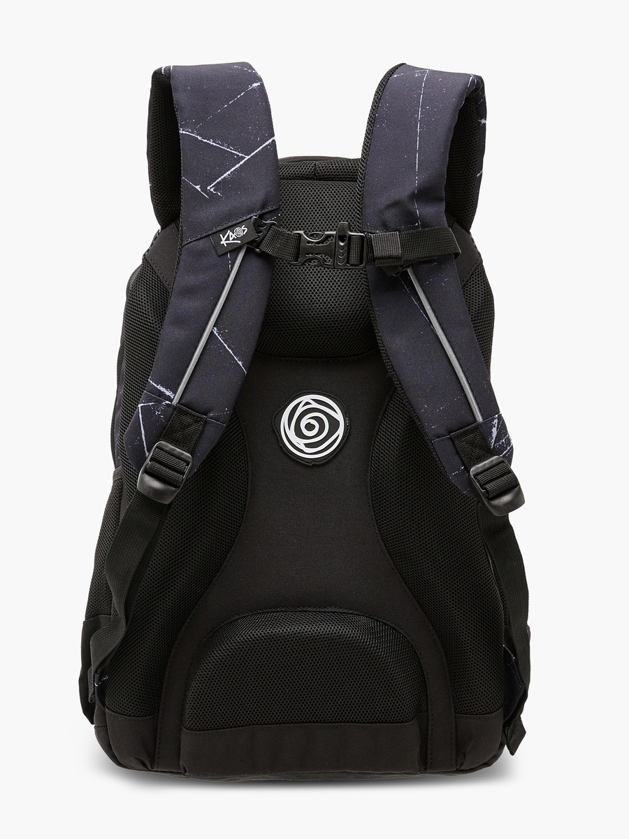 Geometric 18-inch Backpack with Zip Closure - 48x33x21 cm