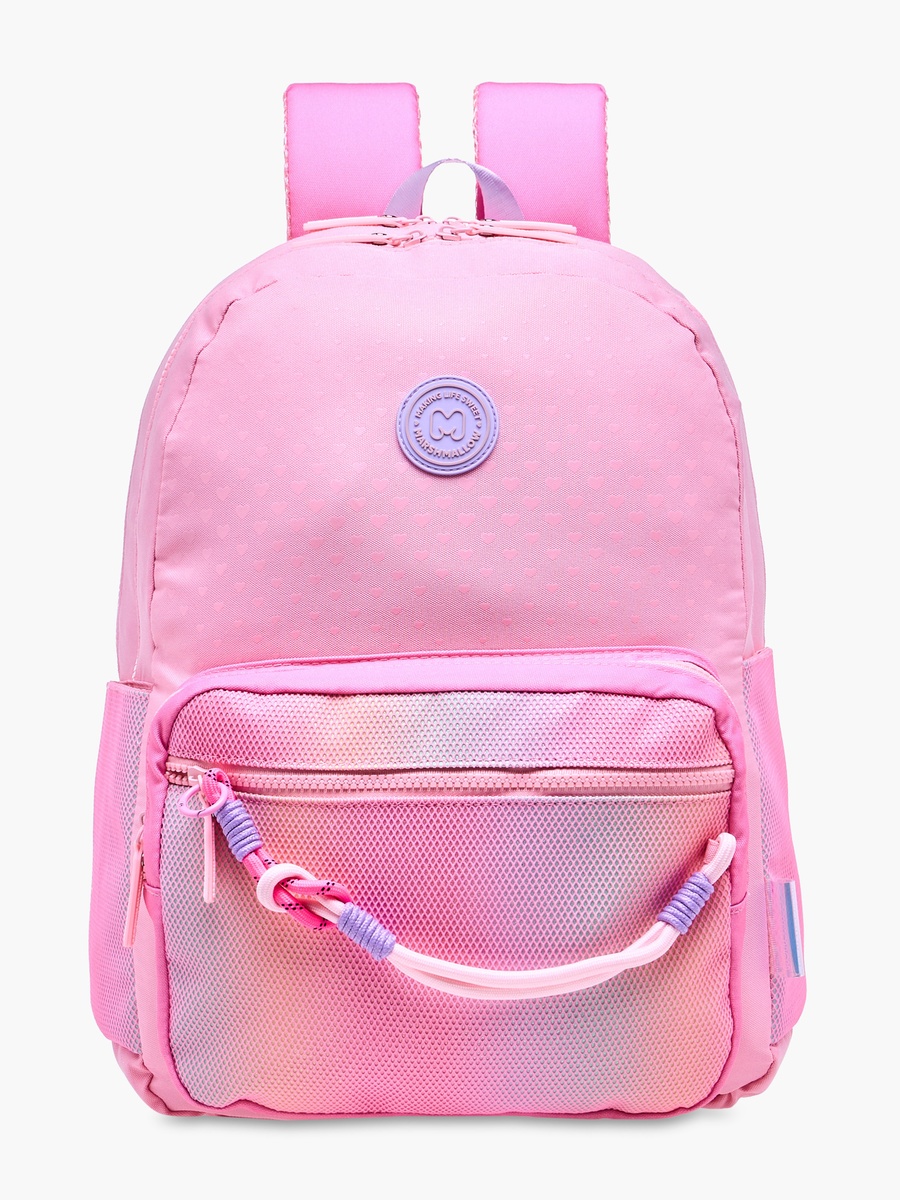 Ombre Backpack with Adjustable Shoulder Straps and Zip Closure - 33x43x16 cm