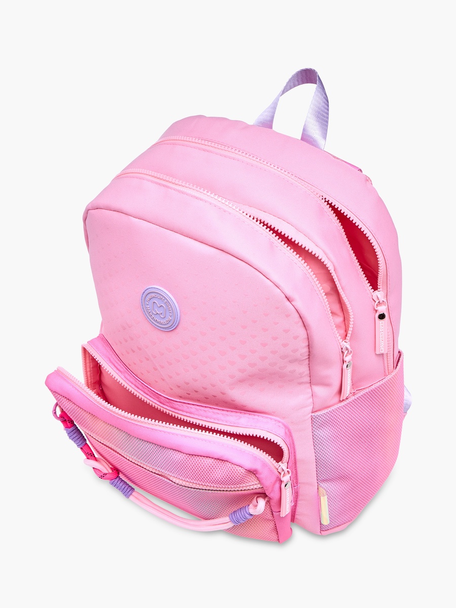 Ombre Backpack with Adjustable Shoulder Straps and Zip Closure - 33x43x16 cm