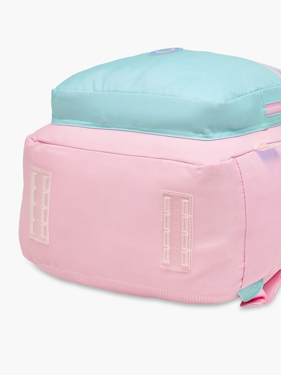 Colourblock Backpack with Adjustable Shoulder Straps - 33x43x16 cm