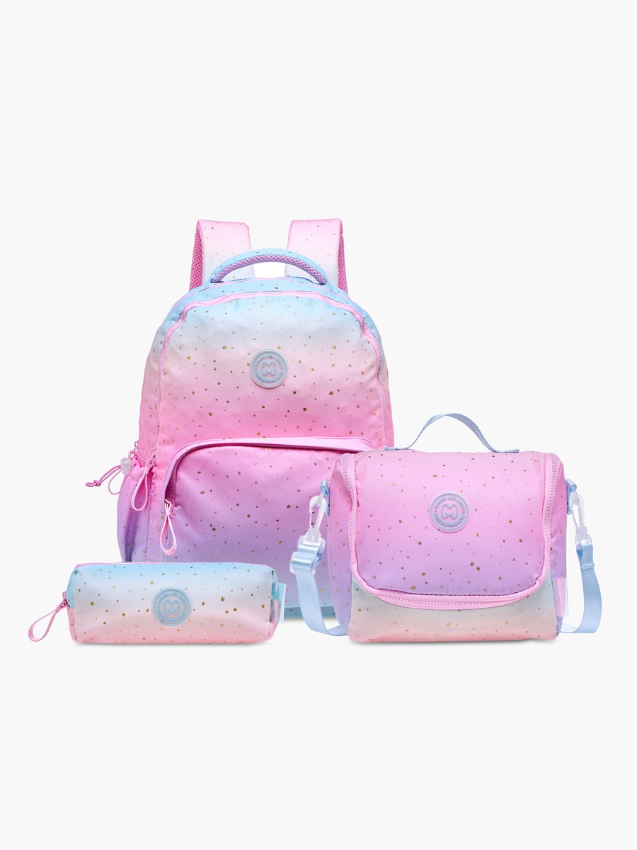 Ombre Backpack with Adjustable Shoulder Straps - 33x43x16 cm
