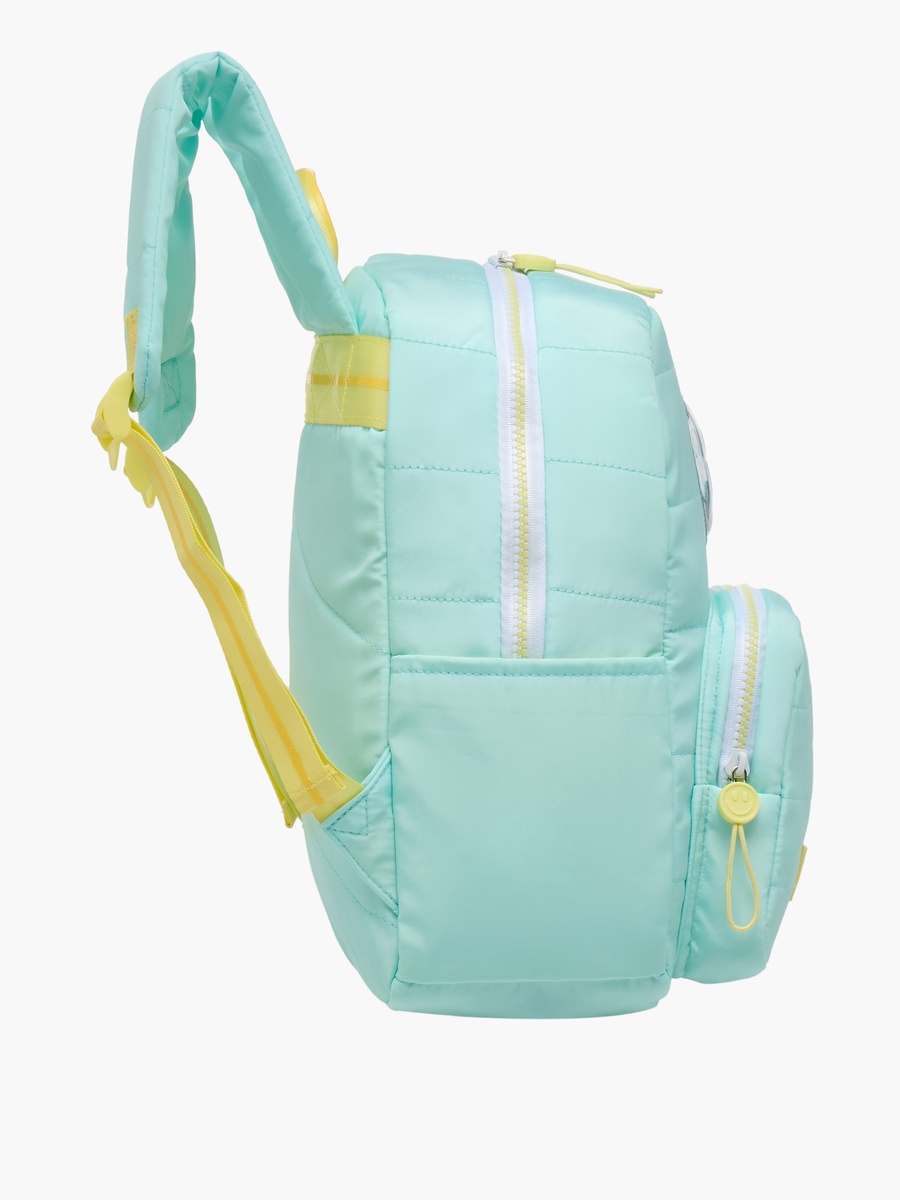 Colourblock Backpack with Coin Pouch - 32x24x12 cm
