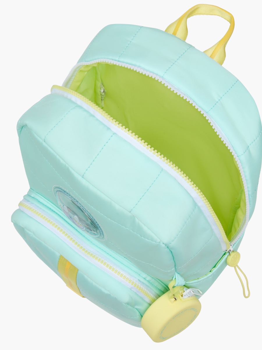 Colourblock Backpack with Coin Pouch - 32x24x12 cm