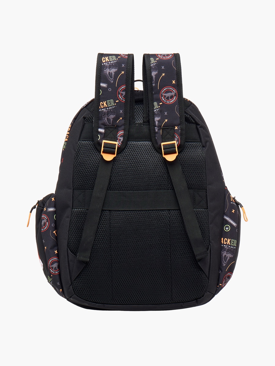 Dinosaur Print 2-Compartment Backpack with Zip Closure - 42x29x20 cm