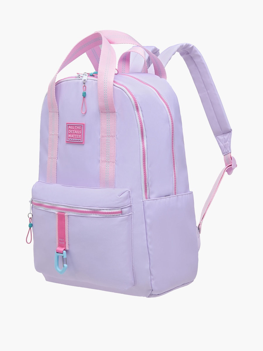 Colourblock Backpack with Adjustable Shoulder Straps - 45x31x17 cm