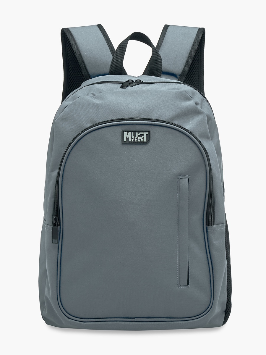 Logo Applique Backpack with Lunch Bag and Pencil Pouch Set - 32x18x43 cm
