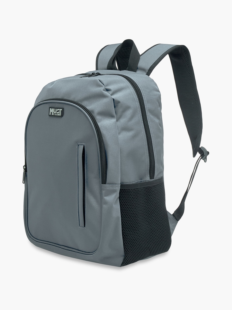 Logo Applique Backpack with Lunch Bag and Pencil Pouch Set - 32x18x43 cm