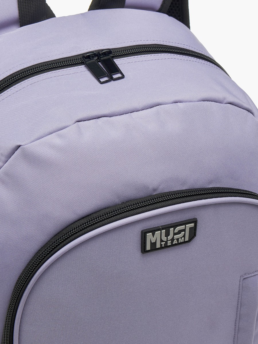 3-Piece Solid Backpack Set - 32x18x43 cm