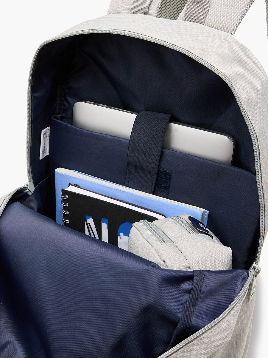 18-inch Solid Backpack with Adjustable Straps and Zip Closure - 44x31x14 cm