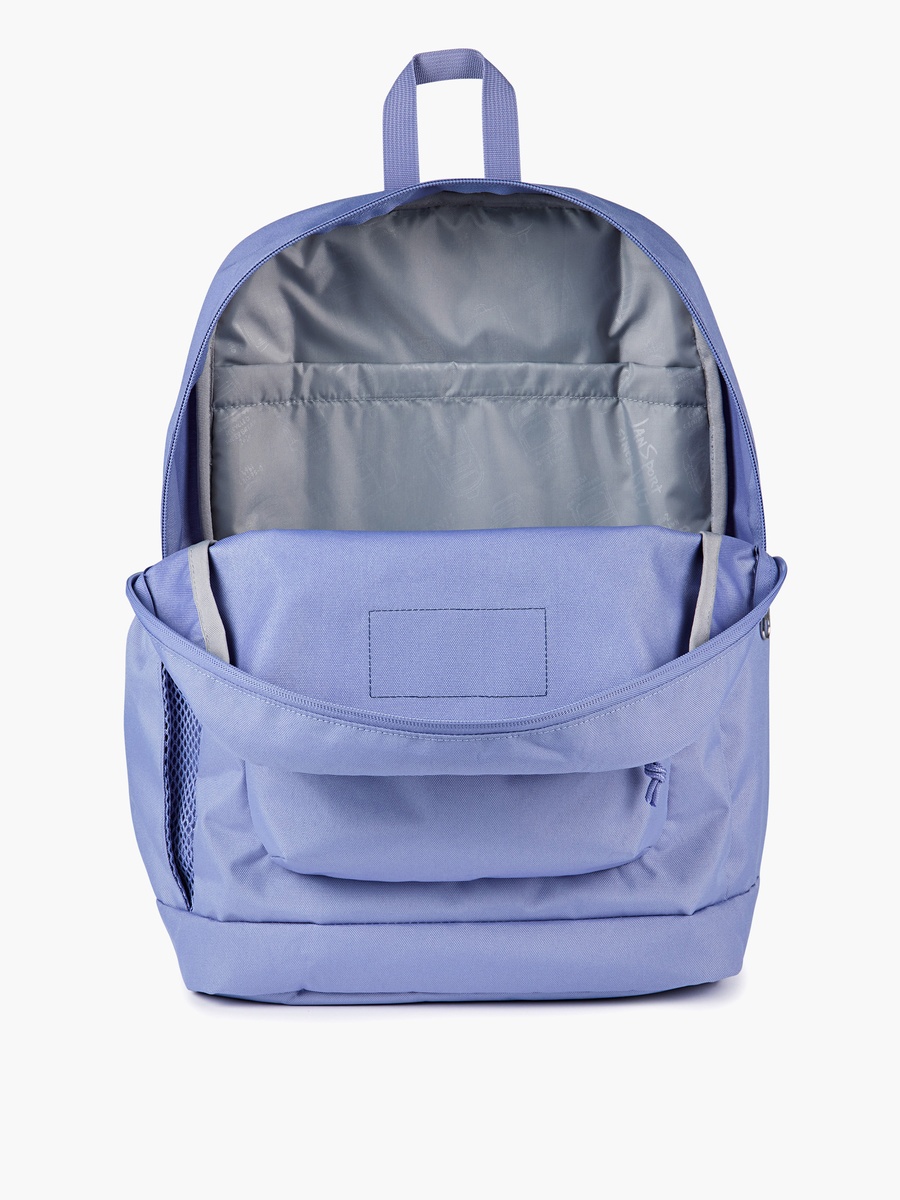 Solid Backpack with Adjustable Straps and Zip Closure - 15x32x42 cm