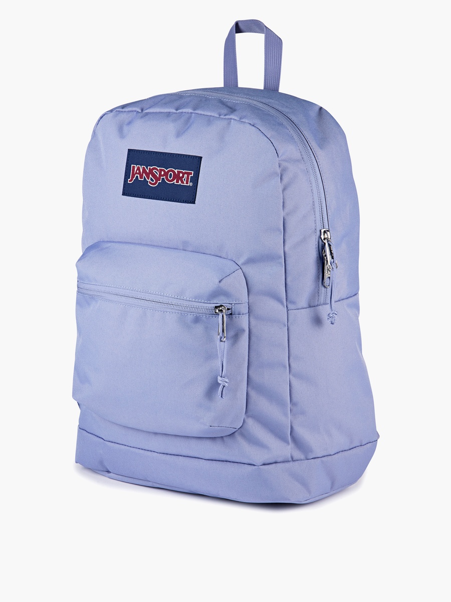 Solid Backpack with Adjustable Straps and Zip Closure - 15x32x42 cm