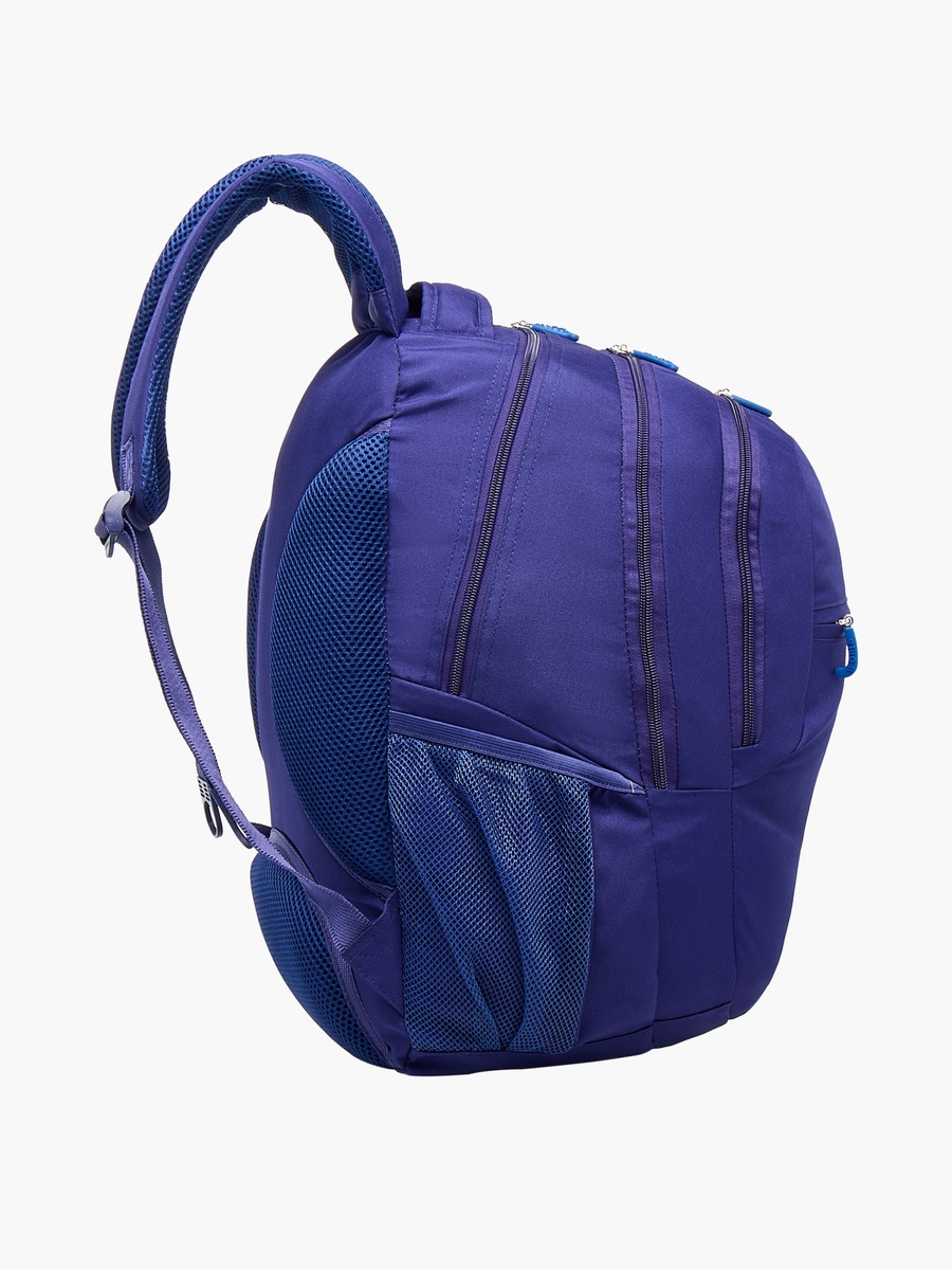 شنطة ظهر سادة وحمّالات قابلة للتعديل وسحاب إغلاق 18 بوصة من جي وورلد - 27*38*13 سم