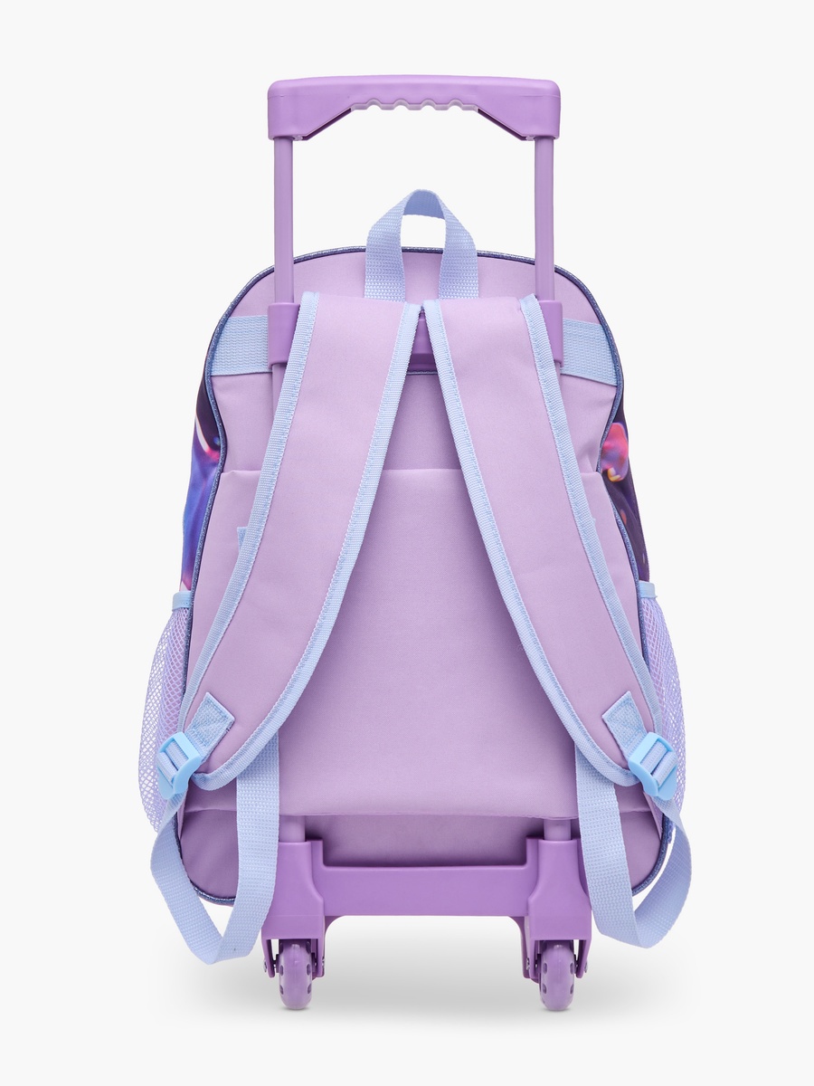 Mermaid Print 5-Piece Trolley Backpack Set - 34x20x48 cm