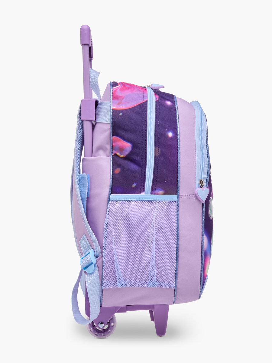 Mermaid Print 5-Piece Trolley Backpack Set - 34x20x48 cm