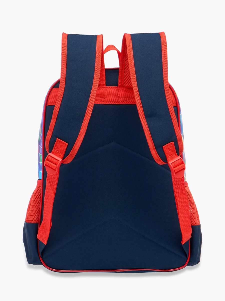 Rubiks Cube Print 17-inch Backpack with Adjustable Straps - 14x33x45 cm