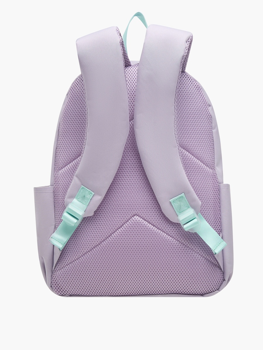 Slogan Print Backpack with Adjustable Straps and Zip Closure - 41x30x14 cm