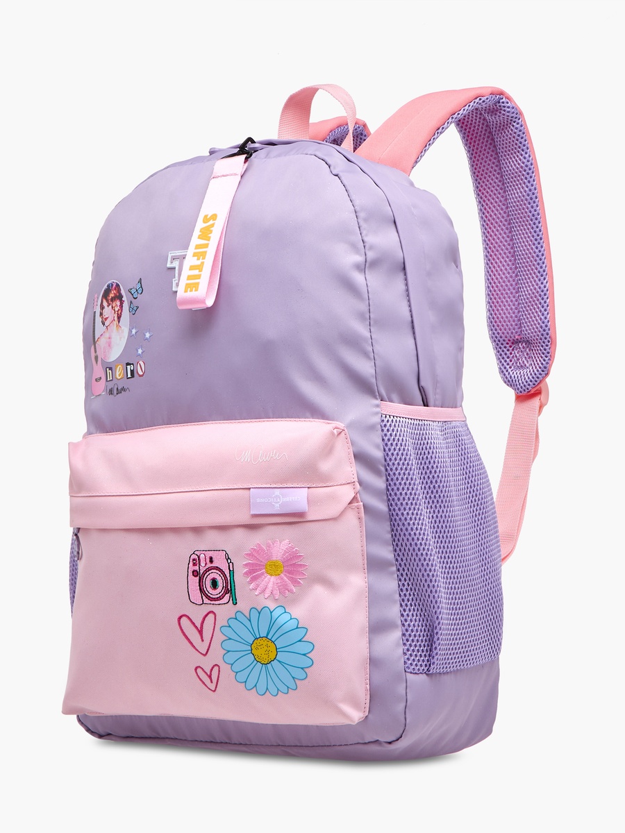 Celebrity Icons Taylor Swift Print Backpack with Adjustable Straps and Zip Closure -  30x14x45 cm