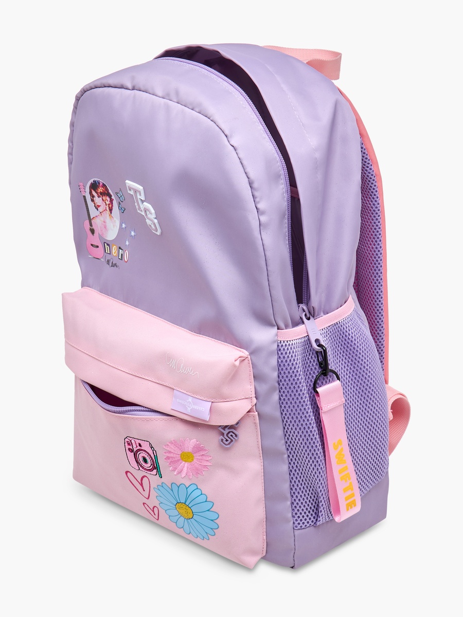 Celebrity Icons Taylor Swift Print Backpack with Adjustable Straps and Zip Closure -  30x14x45 cm