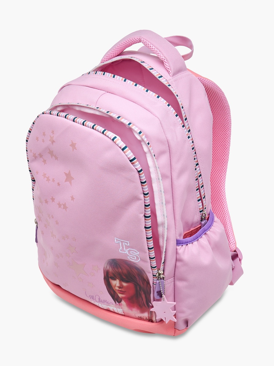 Celebrity Icons Taylor Swift Print Backpack with Adjustable Straps and Zip Closure -  30x15x44 cm