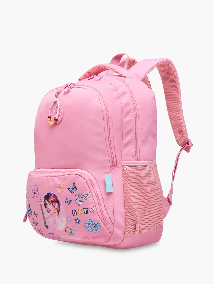 Celebrity Icons Taylor Swift Print Backpack with Adjustable Straps and Zip Closure -  32x15x43 cm