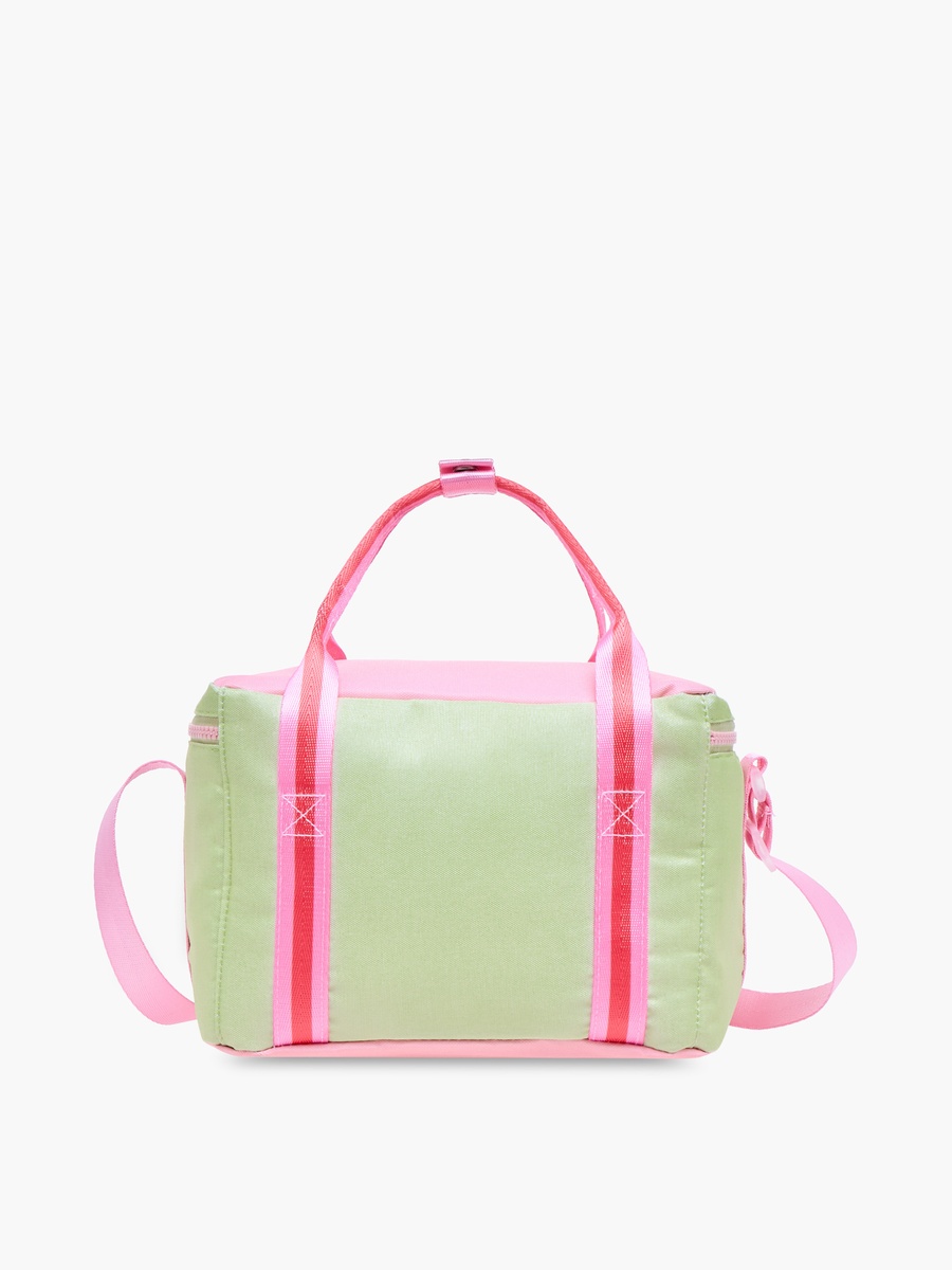 Fresky Slogan Applique Lunch Bag with Zip Closure