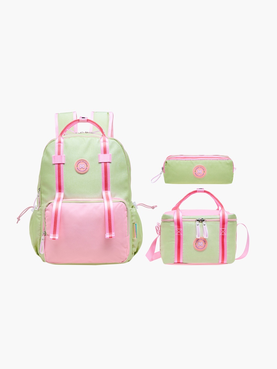 Fresky Slogan Applique Lunch Bag with Zip Closure