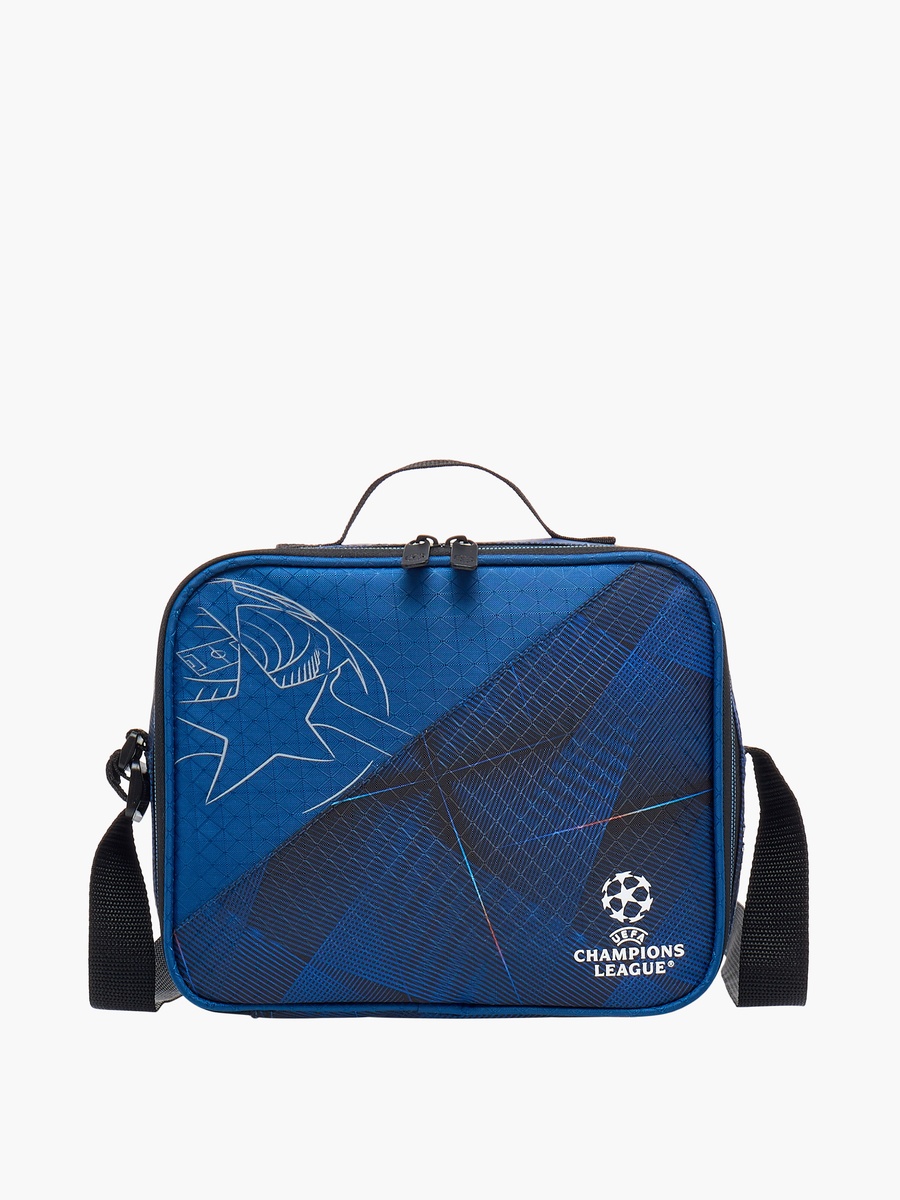 Printed Lunch Bag with Adjustable Strap and Zip Closure