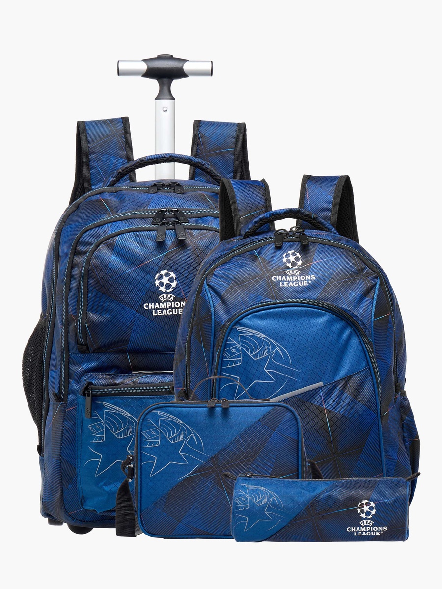 Printed Lunch Bag with Adjustable Strap and Zip Closure