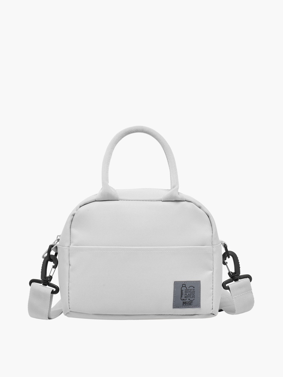 Textured Lunch Bag with Double Handle