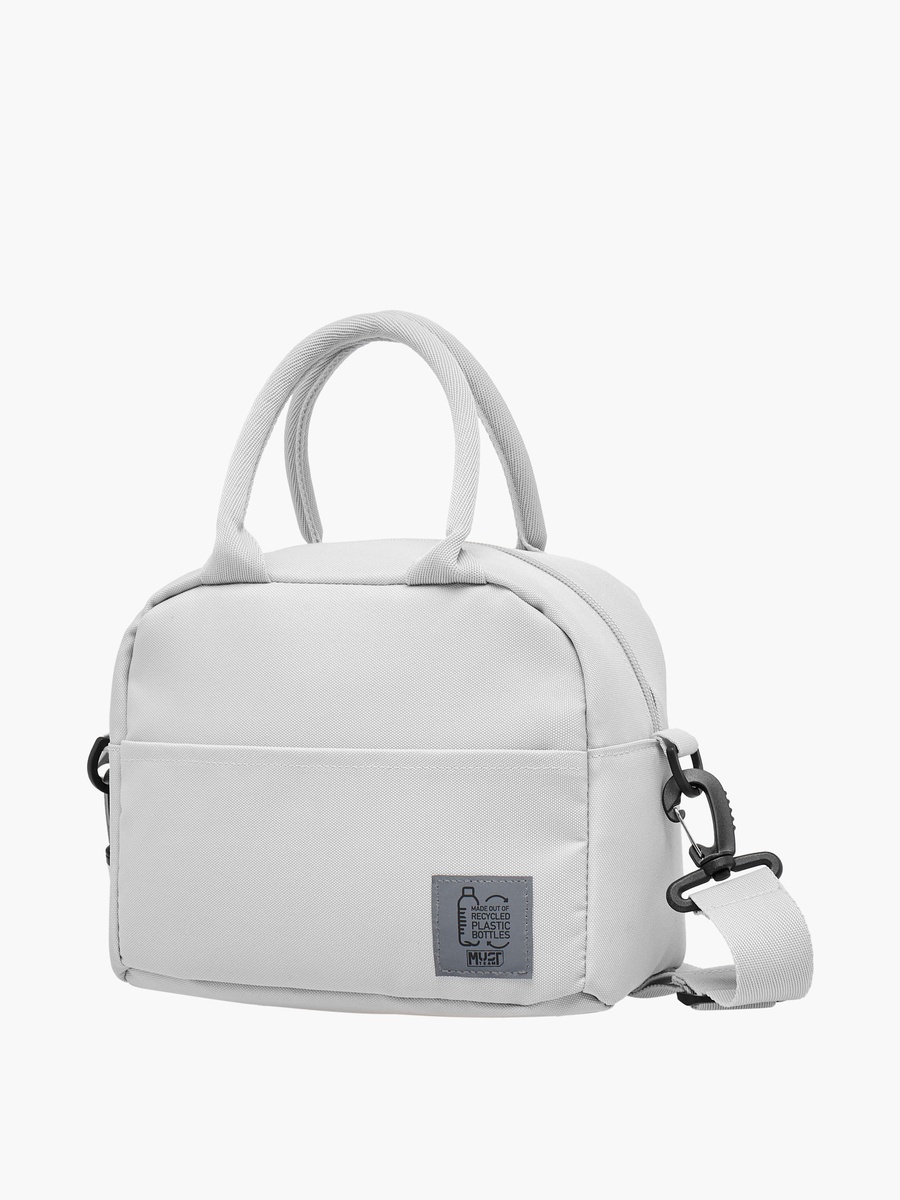 Textured Lunch Bag with Double Handle