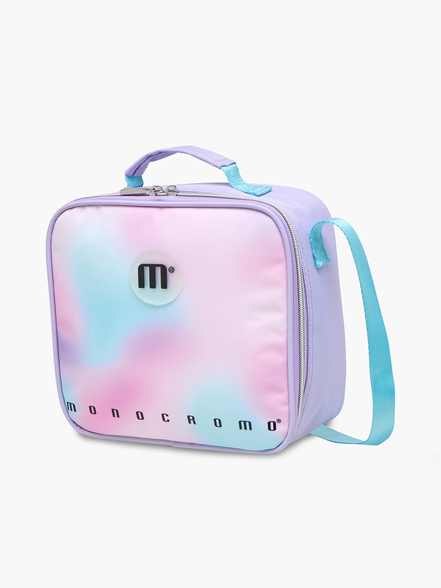 Tie-Dye Print Lunch Bag with Zip Closure