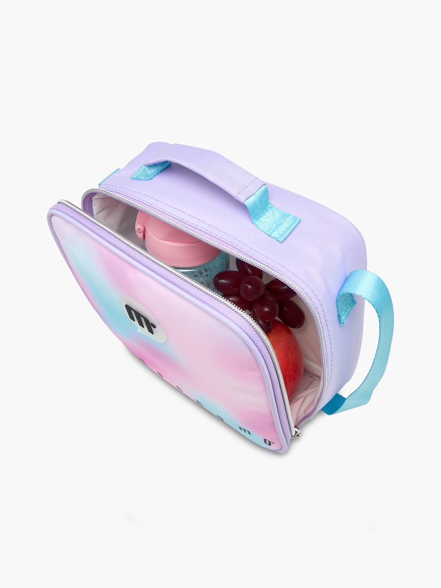 Tie-Dye Print Lunch Bag with Zip Closure