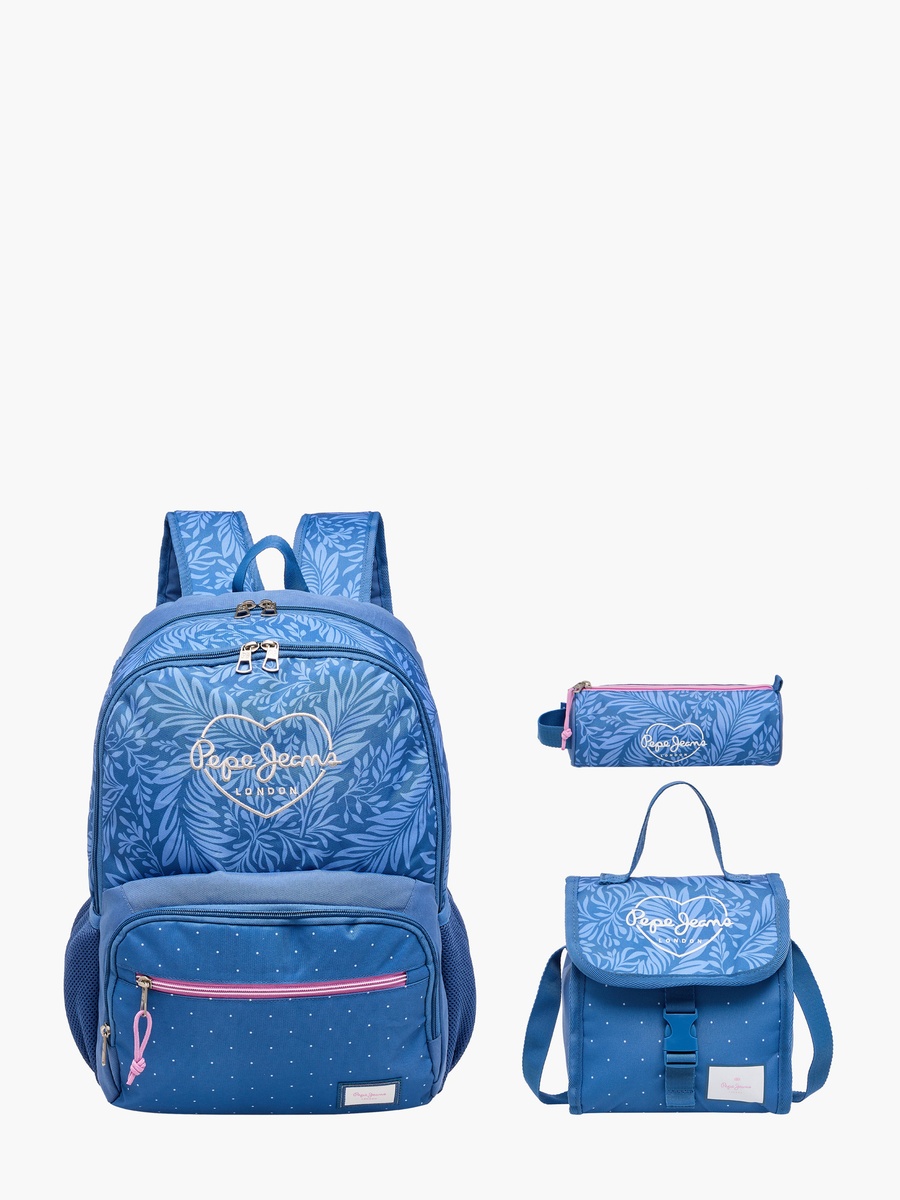 Coralie Printed Lunch Bag with Buckle Closure