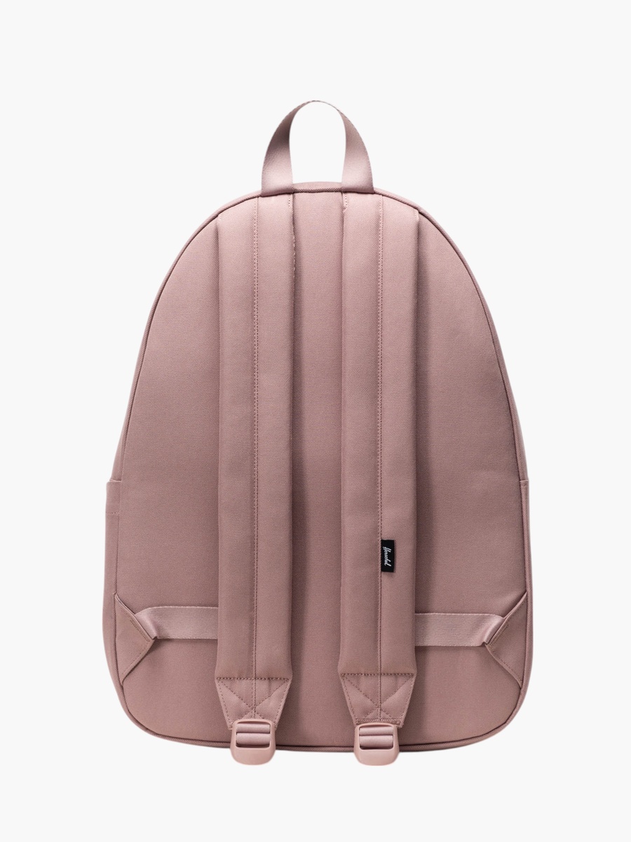 Solid Backpack with Zip Closure - 43x31x15 cm