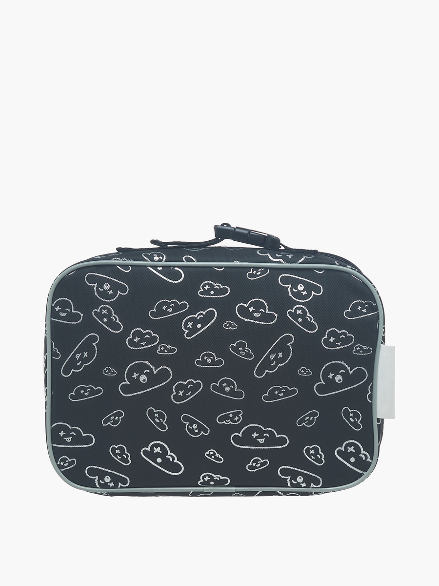 Light and Nine Printed Lunch Bag with Zip Closure