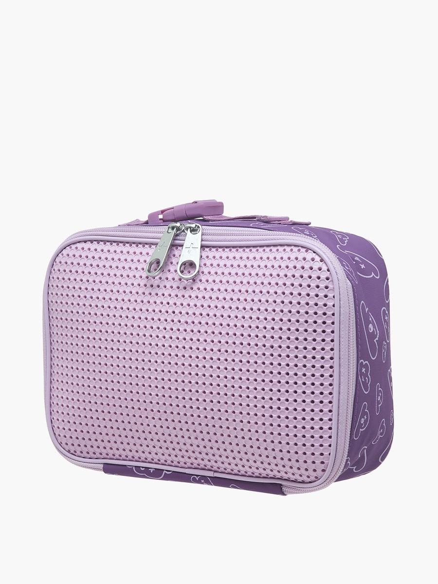 Light and Nine Printed Lunch Bag with Zip Closure