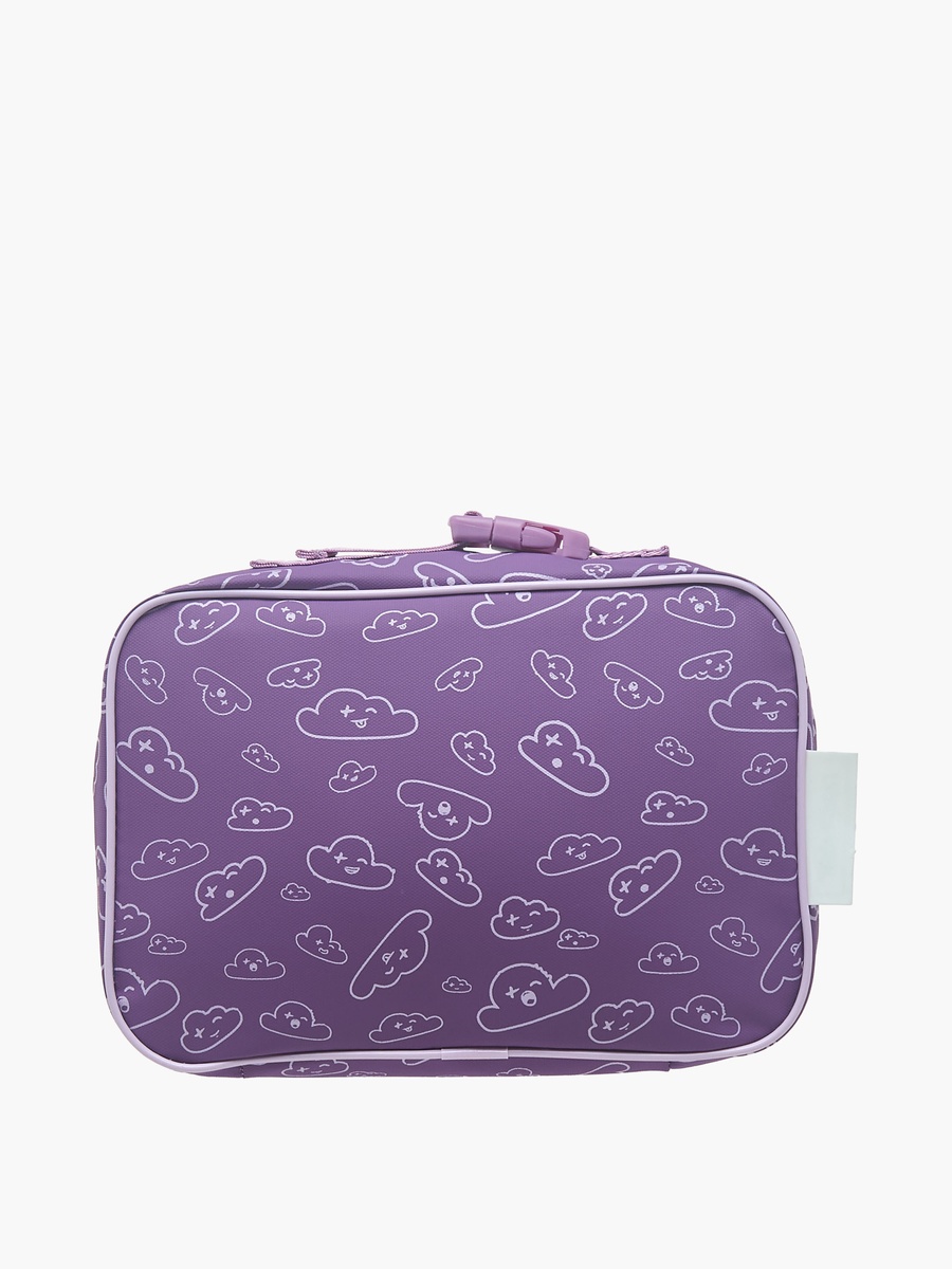 Light and Nine Printed Lunch Bag with Zip Closure