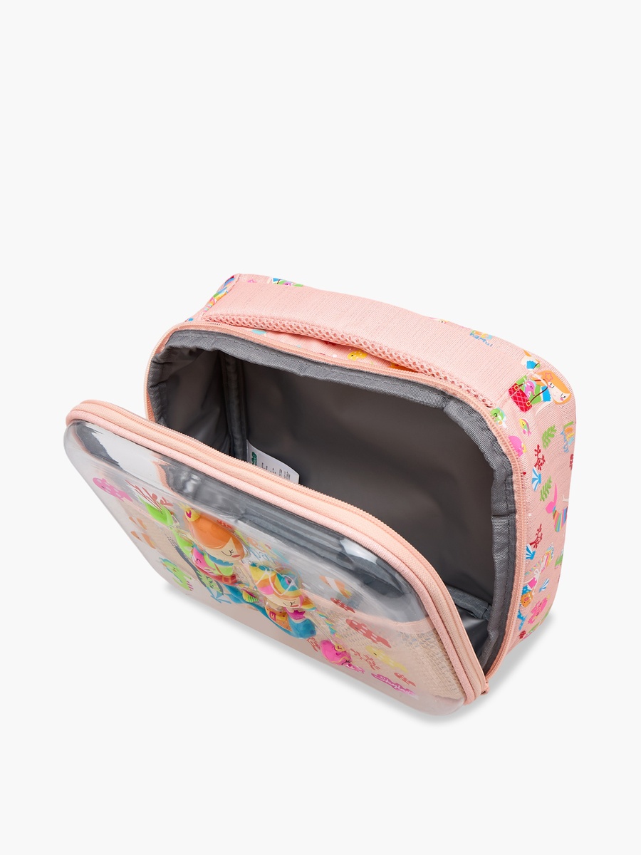 Mermaid Lunch Bag with Top Handle and Zip Closure