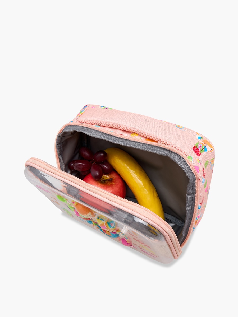 Mermaid Lunch Bag with Top Handle and Zip Closure