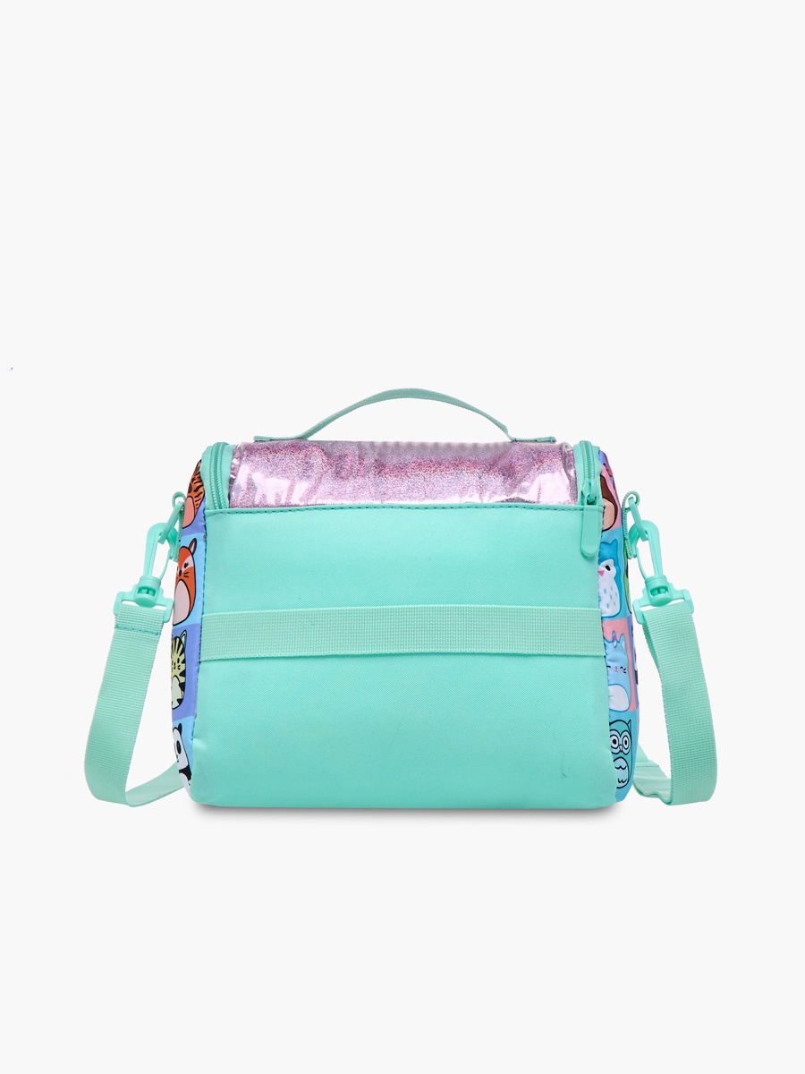 Squishy Squad Print Lunch Bag with Zip Closure