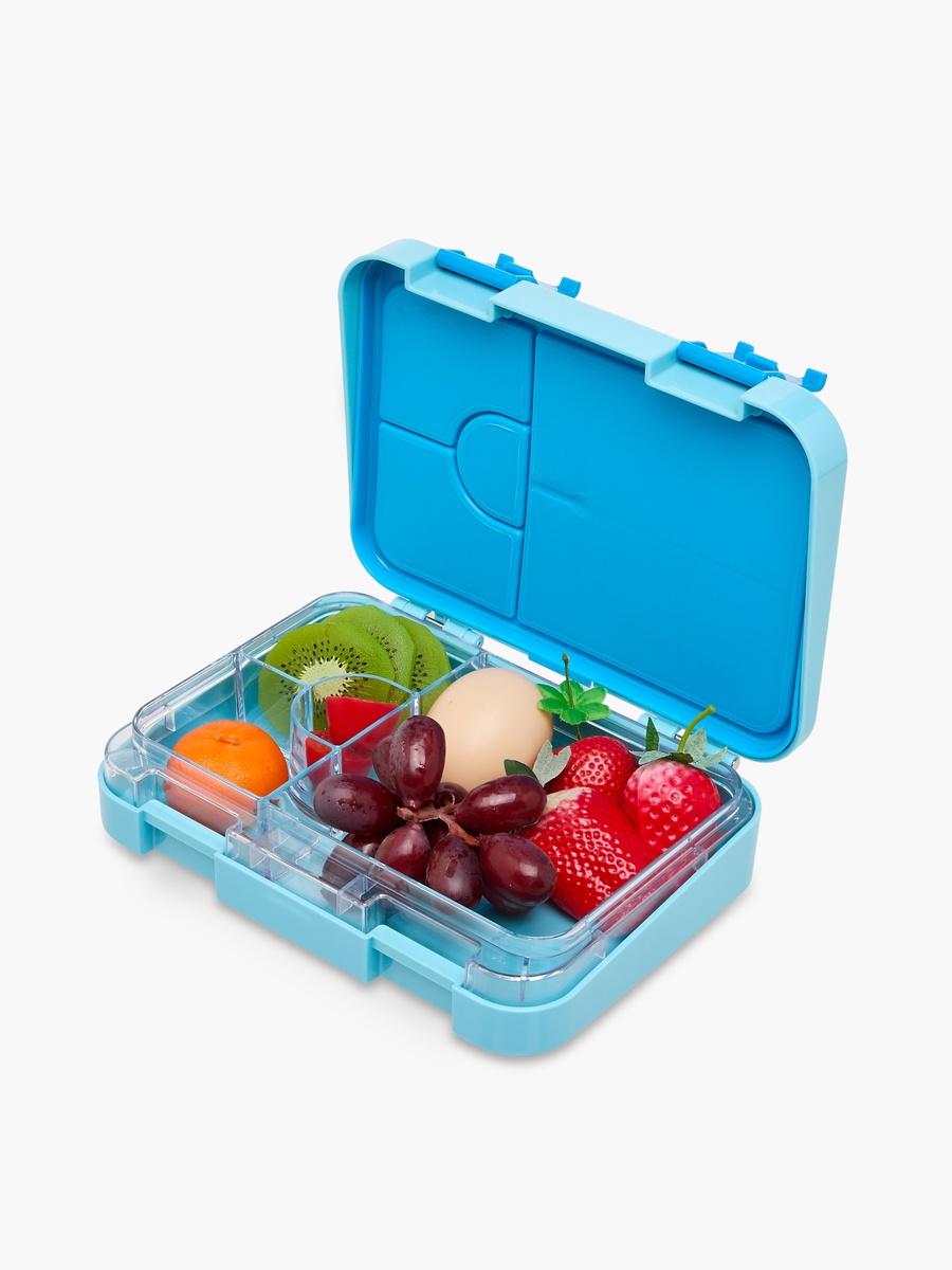 Football Print 3-Compartment Lunch Box