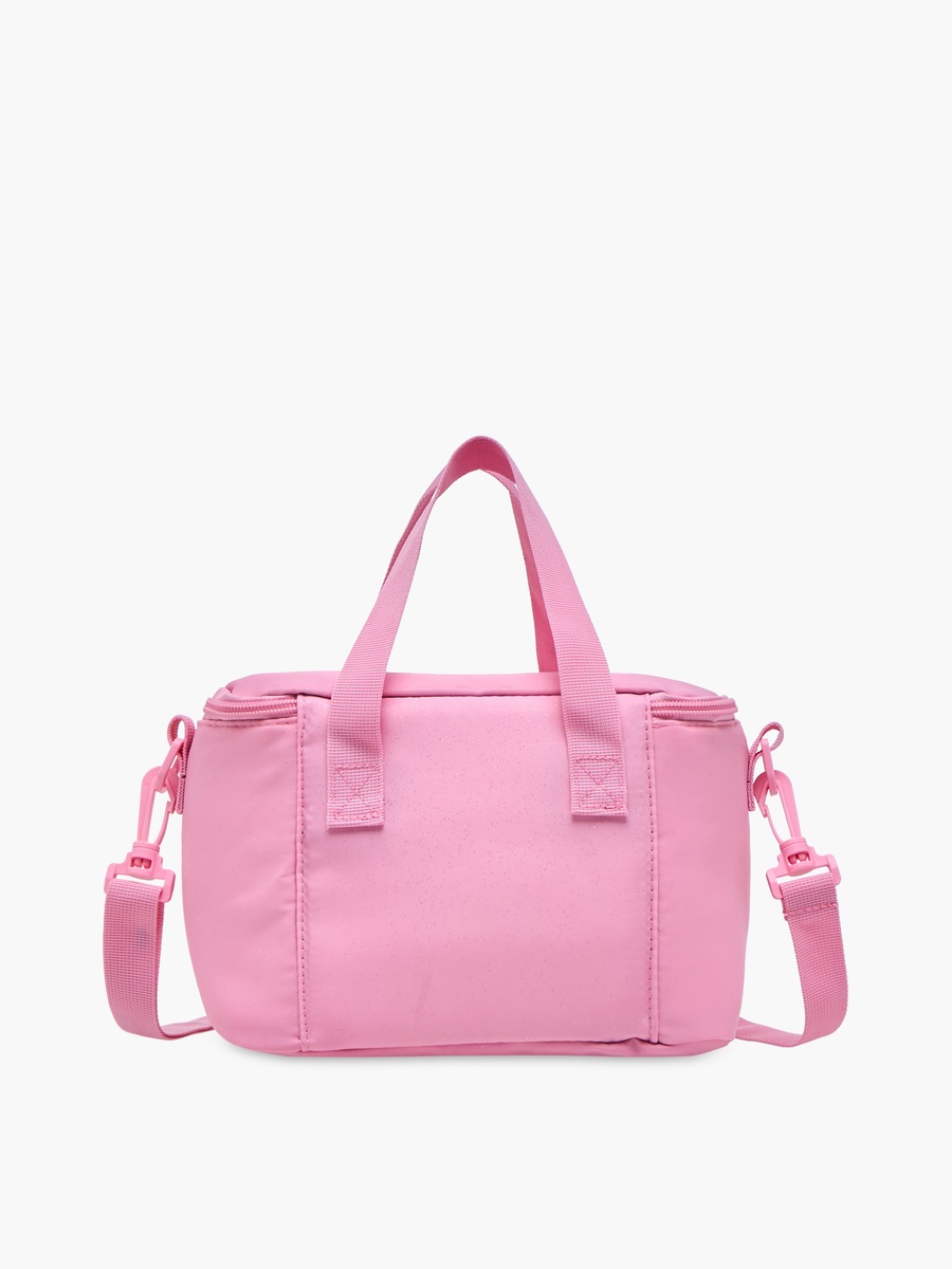 Celebrity Icons Taylor Swift Print Lunch Bag with Adjustable Strap and Zip Closure