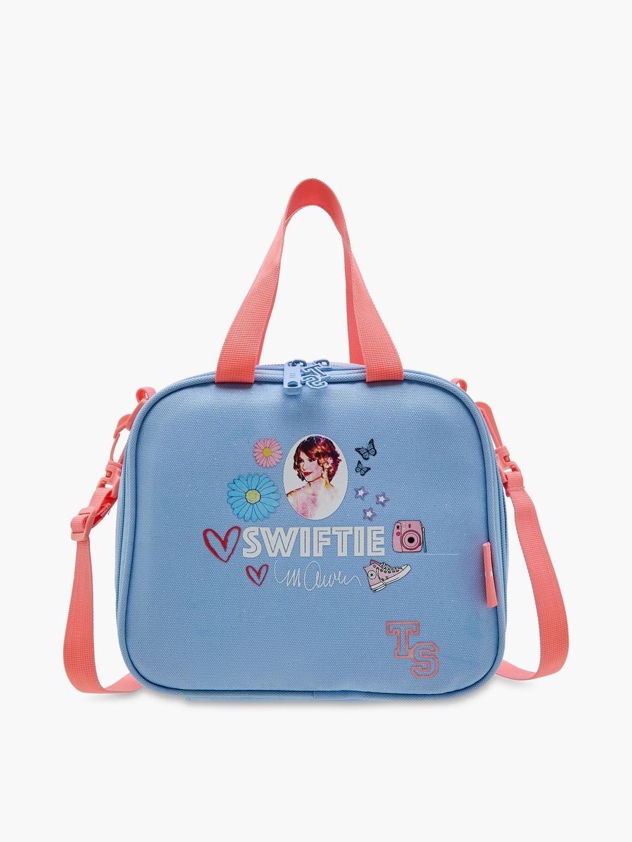 Celebrity Icons Taylor Swift Print Lunch Bag with Zip Closure