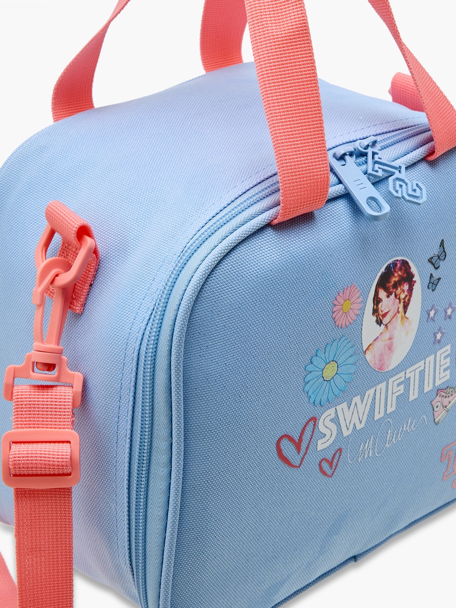 Celebrity Icons Taylor Swift Print Lunch Bag with Zip Closure